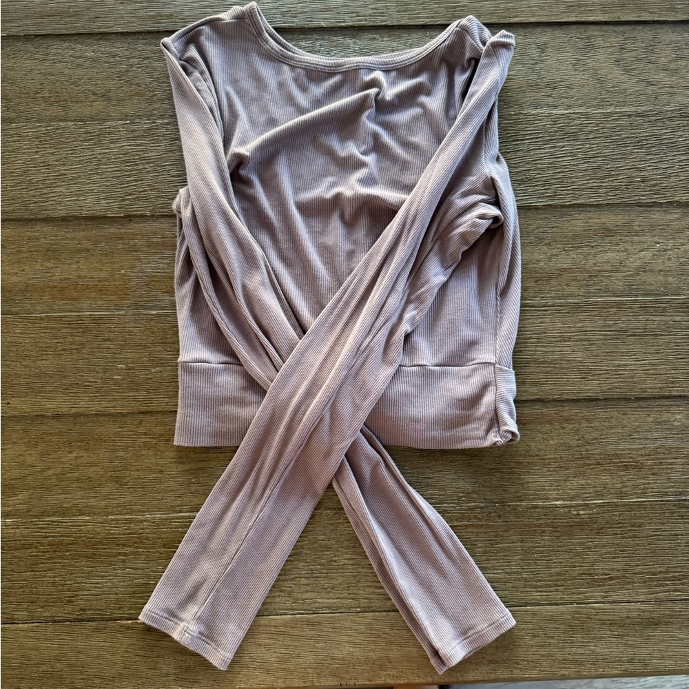 Vuori Dusty Pink Long Sleeve Top